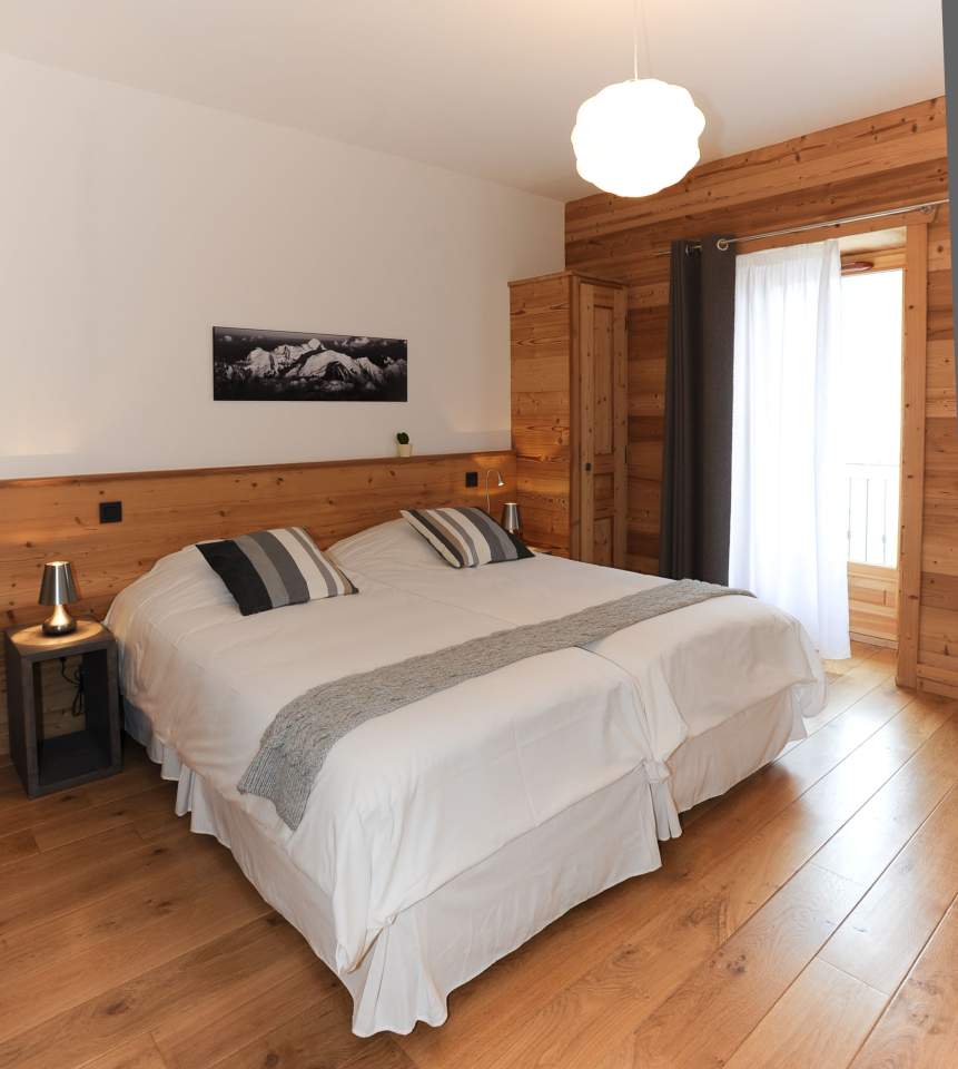 Appartement avec vue sur le Mont-Blanc, Appart Hôtel Quartz Mont-Blanc à Chamonix